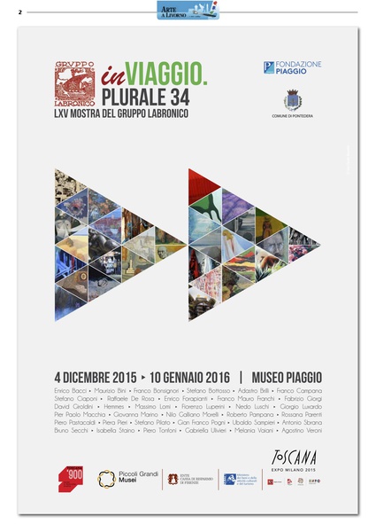 Il Gruppo Labronico in mostra a Pontedera